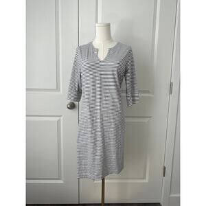 Hang Ten Midi Stripe T Shirt Dress California Surfer Girl Beach Beachy